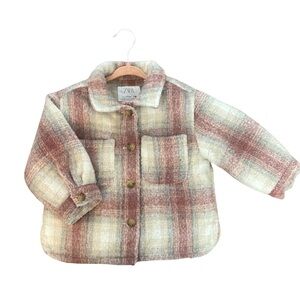 Zara Kids Plaid Jacket